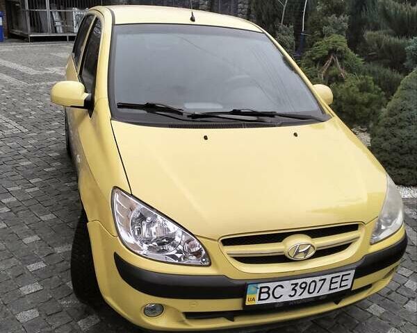 Жовтий Хендай Гетц, об'ємом двигуна 1.4 л та пробігом 137 тис. км за 5200 $, фото 1 на Automoto.ua