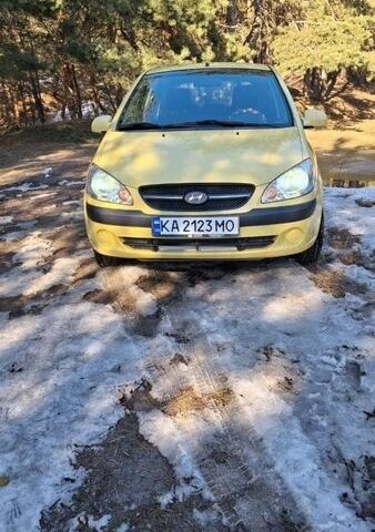 Желтый Хендай Гетц, объемом двигателя 1.4 л и пробегом 93 тыс. км за 6300 $, фото 1 на Automoto.ua