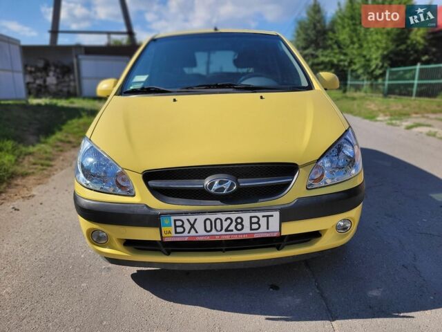 Желтый Хендай Гетц, объемом двигателя 1.4 л и пробегом 37 тыс. км за 7200 $, фото 1 на Automoto.ua
