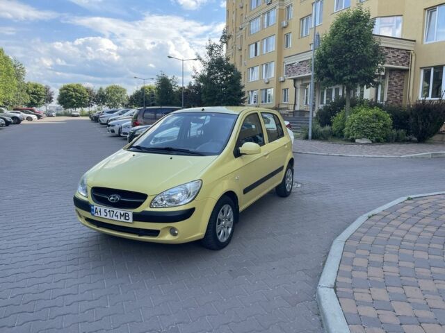 Жовтий Хендай Гетц, об'ємом двигуна 1.4 л та пробігом 196 тис. км за 5800 $, фото 1 на Automoto.ua