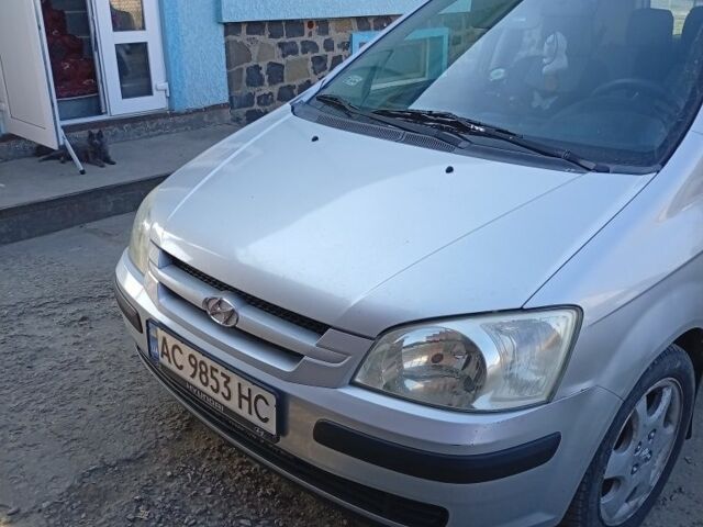 Сірий Хендай Гетц, об'ємом двигуна 1.1 л та пробігом 1000 тис. км за 2300 $, фото 1 на Automoto.ua