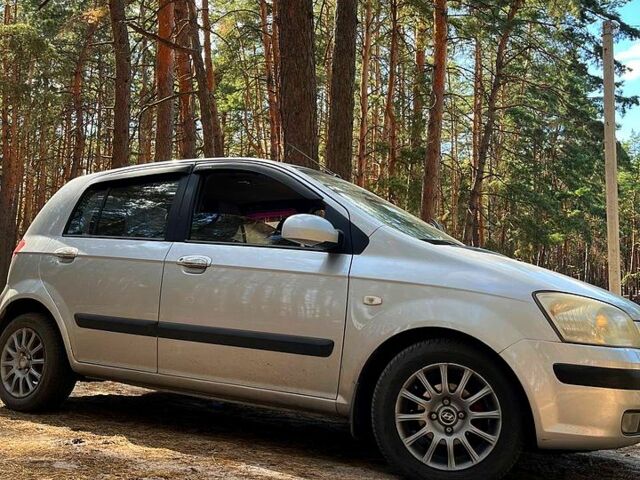 Сірий Хендай Гетц, об'ємом двигуна 1.3 л та пробігом 250 тис. км за 5000 $, фото 1 на Automoto.ua