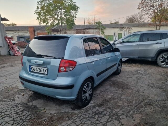 Серый Хендай Гетц, объемом двигателя 1.3 л и пробегом 220 тыс. км за 2898 $, фото 1 на Automoto.ua