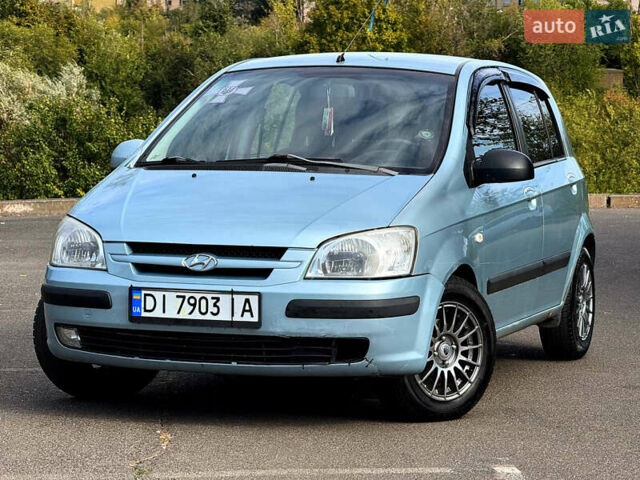 Серый Хендай Гетц, объемом двигателя 1.3 л и пробегом 289 тыс. км за 3500 $, фото 1 на Automoto.ua