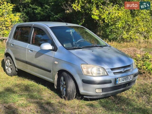 Сірий Хендай Гетц, об'ємом двигуна 1.34 л та пробігом 180 тис. км за 4500 $, фото 1 на Automoto.ua