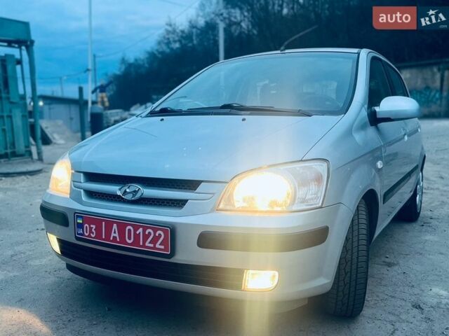 Серый Хендай Гетц, объемом двигателя 1.34 л и пробегом 185 тыс. км за 5499 $, фото 1 на Automoto.ua