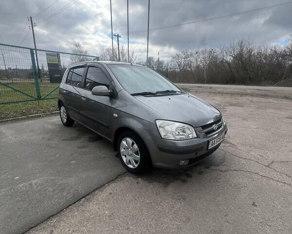 Серый Хендай Гетц, объемом двигателя 1.4 л и пробегом 212 тыс. км за 3550 $, фото 1 на Automoto.ua