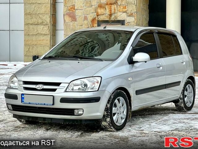 Серый Хендай Гетц, объемом двигателя 1.4 л и пробегом 142 тыс. км за 5750 $, фото 1 на Automoto.ua