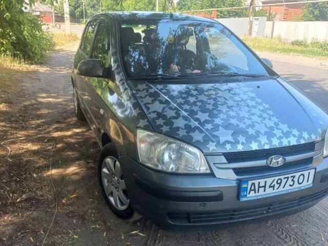 Сірий Хендай Гетц, об'ємом двигуна 1.34 л та пробігом 156 тис. км за 4800 $, фото 1 на Automoto.ua