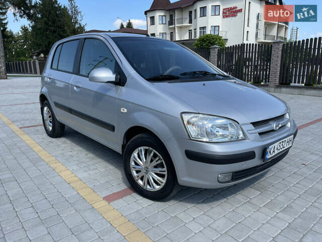 Серый Хендай Гетц, объемом двигателя 1.4 л и пробегом 168 тыс. км за 5400 $, фото 1 на Automoto.ua
