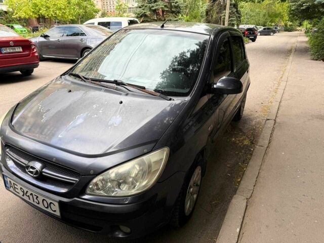 Серый Хендай Гетц, объемом двигателя 1.6 л и пробегом 204 тыс. км за 2700 $, фото 1 на Automoto.ua