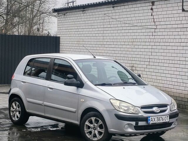 Серый Хендай Гетц, объемом двигателя 1.4 л и пробегом 135 тыс. км за 3400 $, фото 1 на Automoto.ua
