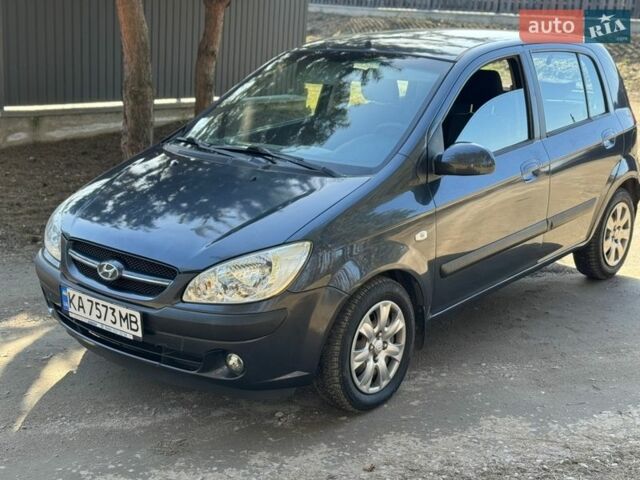 Серый Хендай Гетц, объемом двигателя 1.4 л и пробегом 172 тыс. км за 5750 $, фото 1 на Automoto.ua