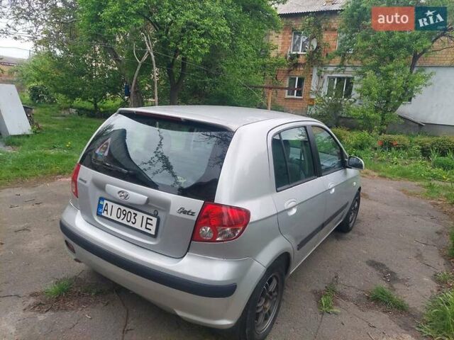 Серый Хендай Гетц, объемом двигателя 1.4 л и пробегом 165 тыс. км за 5200 $, фото 1 на Automoto.ua