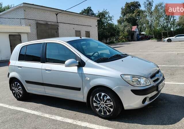 Сірий Хендай Гетц, об'ємом двигуна 1.4 л та пробігом 252 тис. км за 4500 $, фото 1 на Automoto.ua