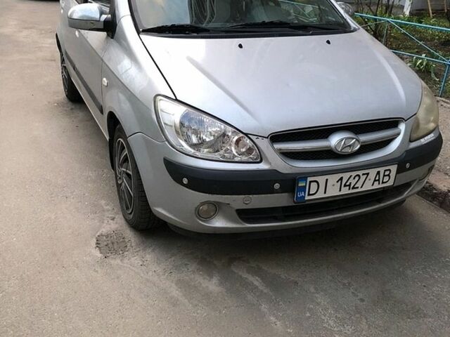 Сірий Хендай Гетц, об'ємом двигуна 1.4 л та пробігом 200 тис. км за 4850 $, фото 1 на Automoto.ua
