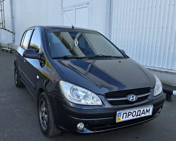 Серый Хендай Гетц, объемом двигателя 1.4 л и пробегом 190 тыс. км за 5200 $, фото 1 на Automoto.ua