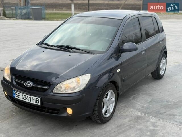 Серый Хендай Гетц, объемом двигателя 1.4 л и пробегом 187 тыс. км за 4000 $, фото 1 на Automoto.ua