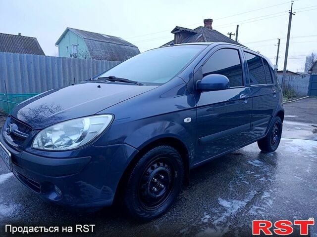 Серый Хендай Гетц, объемом двигателя 1.4 л и пробегом 190 тыс. км за 3850 $, фото 1 на Automoto.ua