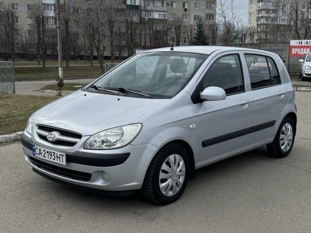 Серый Хендай Гетц, объемом двигателя 1.4 л и пробегом 191 тыс. км за 4900 $, фото 1 на Automoto.ua
