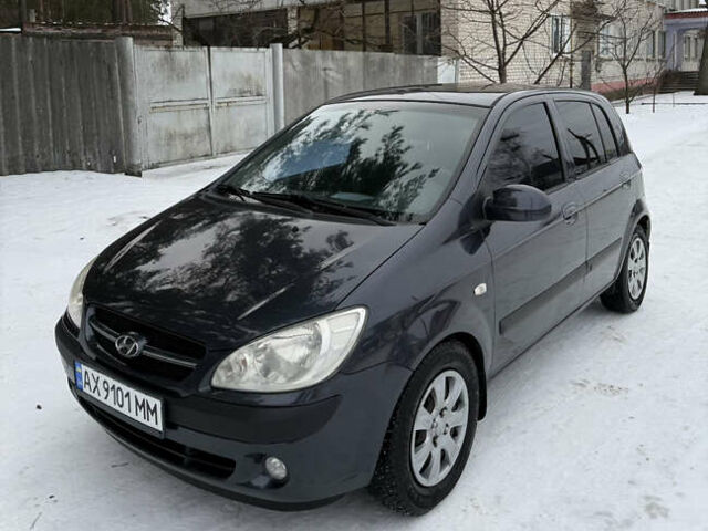 Серый Хендай Гетц, объемом двигателя 1.4 л и пробегом 298 тыс. км за 4100 $, фото 1 на Automoto.ua