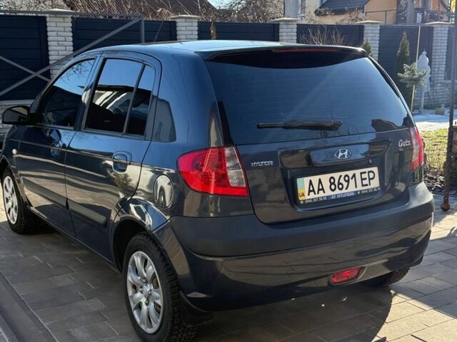 Серый Хендай Гетц, объемом двигателя 1.4 л и пробегом 100 тыс. км за 4600 $, фото 1 на Automoto.ua
