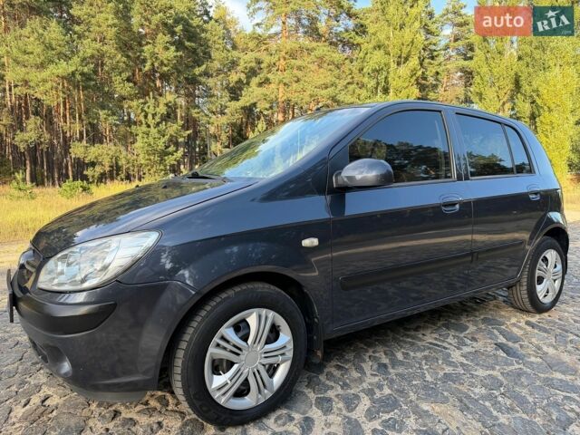 Серый Хендай Гетц, объемом двигателя 1.4 л и пробегом 160 тыс. км за 5900 $, фото 1 на Automoto.ua