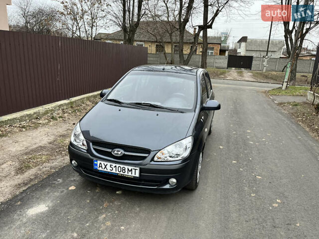 Серый Хендай Гетц, объемом двигателя 1.6 л и пробегом 190 тыс. км за 6000 $, фото 1 на Automoto.ua