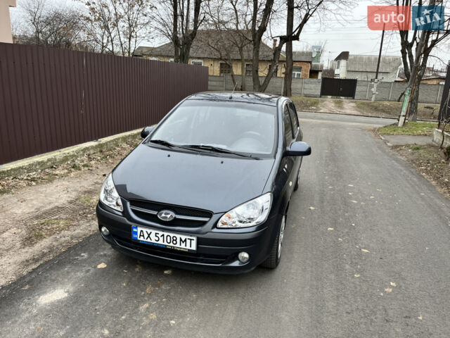 Серый Хендай Гетц, объемом двигателя 1.6 л и пробегом 190 тыс. км за 6000 $, фото 1 на Automoto.ua