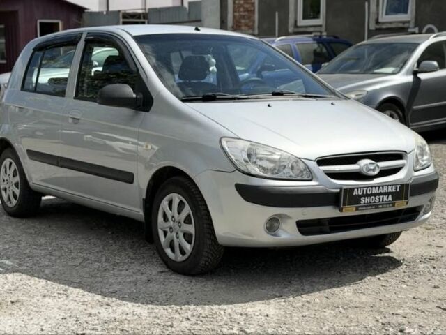 Сірий Хендай Гетц, об'ємом двигуна 1.4 л та пробігом 155 тис. км за 5400 $, фото 1 на Automoto.ua