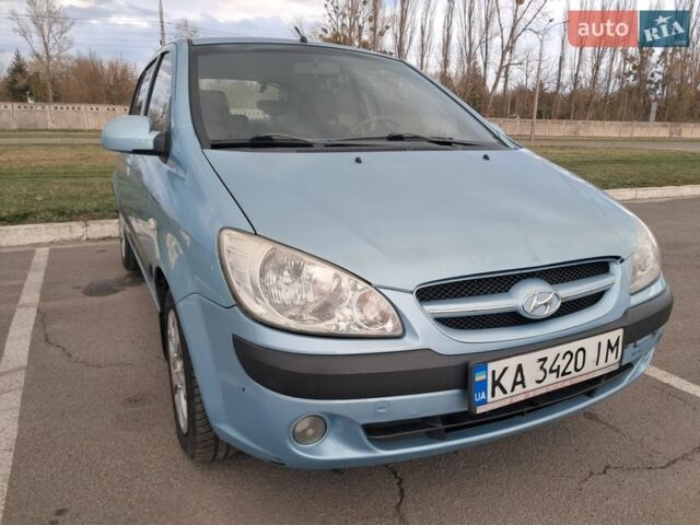 Серый Хендай Гетц, объемом двигателя 1.4 л и пробегом 271 тыс. км за 3100 $, фото 1 на Automoto.ua