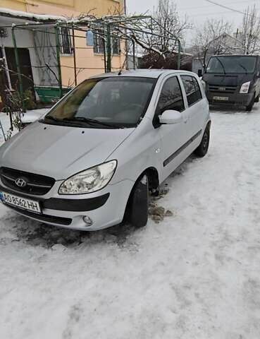 Серый Хендай Гетц, объемом двигателя 1.4 л и пробегом 267 тыс. км за 3400 $, фото 1 на Automoto.ua