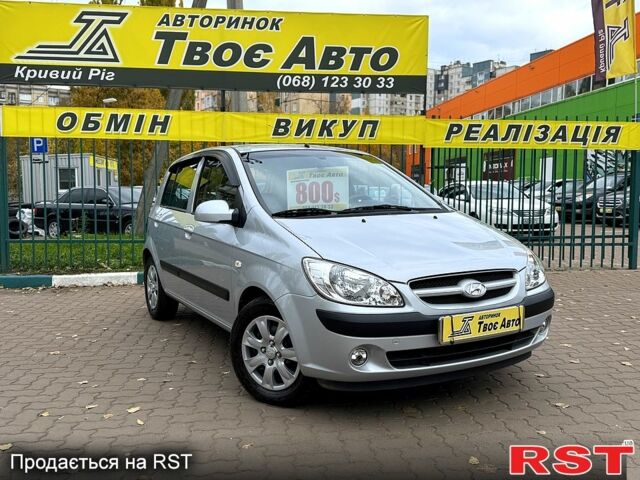 Серый Хендай Гетц, объемом двигателя 1.4 л и пробегом 61 тыс. км за 6050 $, фото 1 на Automoto.ua