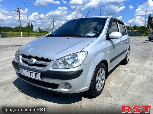 Сірий Хендай Гетц, об'ємом двигуна 1.4 л та пробігом 220 тис. км за 3700 $, фото 1 на Automoto.ua