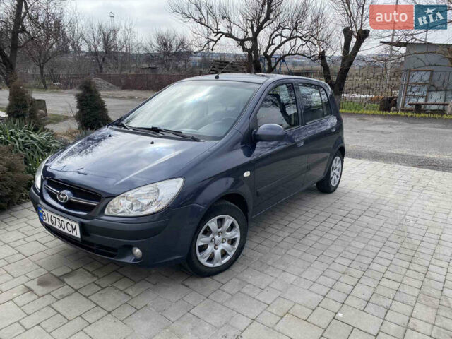 Серый Хендай Гетц, объемом двигателя 1.4 л и пробегом 165 тыс. км за 4700 $, фото 1 на Automoto.ua