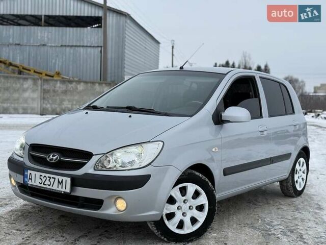 Серый Хендай Гетц, объемом двигателя 1.4 л и пробегом 210 тыс. км за 3950 $, фото 1 на Automoto.ua