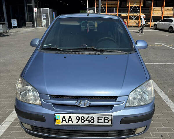 Синий Хендай Гетц, объемом двигателя 1.4 л и пробегом 147 тыс. км за 3400 $, фото 1 на Automoto.ua