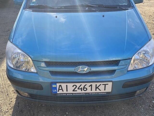 Синий Хендай Гетц, объемом двигателя 1.3 л и пробегом 277 тыс. км за 2793 $, фото 1 на Automoto.ua