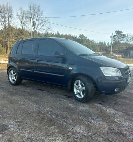 Синий Хендай Гетц, объемом двигателя 1.6 л и пробегом 280 тыс. км за 3150 $, фото 1 на Automoto.ua