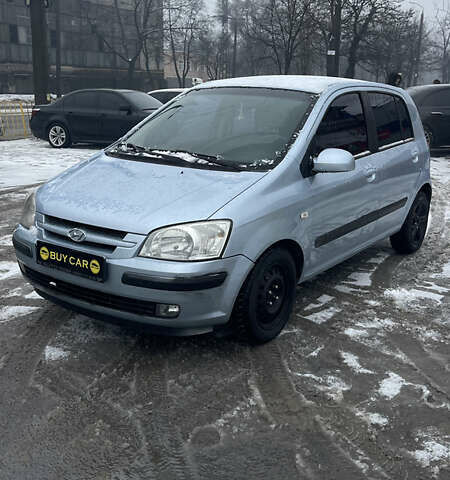 Синий Хендай Гетц, объемом двигателя 1.3 л и пробегом 228 тыс. км за 4000 $, фото 1 на Automoto.ua