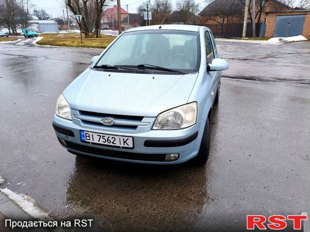 Синий Хендай Гетц, объемом двигателя 1.8 л и пробегом 334 тыс. км за 3400 $, фото 1 на Automoto.ua