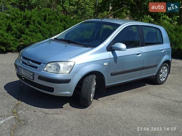 Синій Хендай Гетц, об'ємом двигуна 1.3 л та пробігом 251 тис. км за 4600 $, фото 1 на Automoto.ua