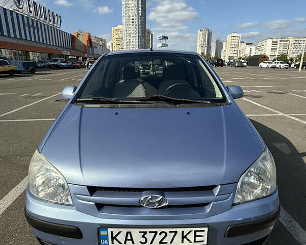 Синий Хендай Гетц, объемом двигателя 1.34 л и пробегом 207 тыс. км за 4600 $, фото 1 на Automoto.ua