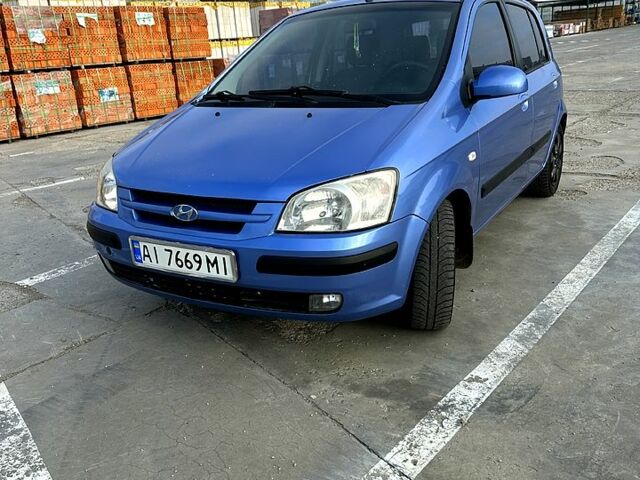 Синий Хендай Гетц, объемом двигателя 1.3 л и пробегом 200 тыс. км за 3850 $, фото 1 на Automoto.ua