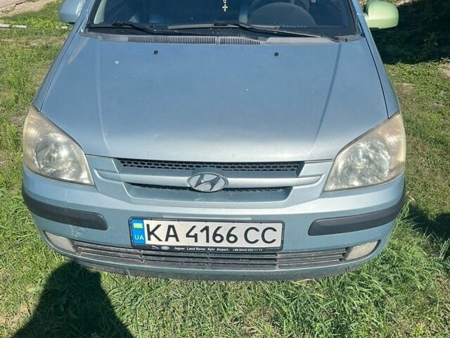 Синий Хендай Гетц, объемом двигателя 1.1 л и пробегом 221 тыс. км за 3100 $, фото 1 на Automoto.ua