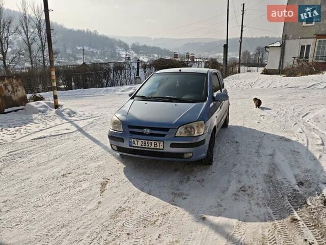 Синий Хендай Гетц, объемом двигателя 1.09 л и пробегом 176 тыс. км за 2800 $, фото 1 на Automoto.ua