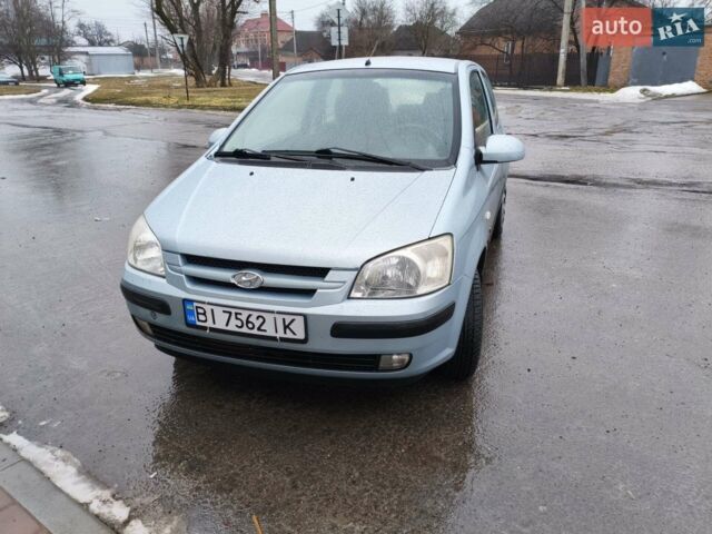 Синий Хендай Гетц, объемом двигателя 1.5 л и пробегом 334 тыс. км за 3200 $, фото 1 на Automoto.ua