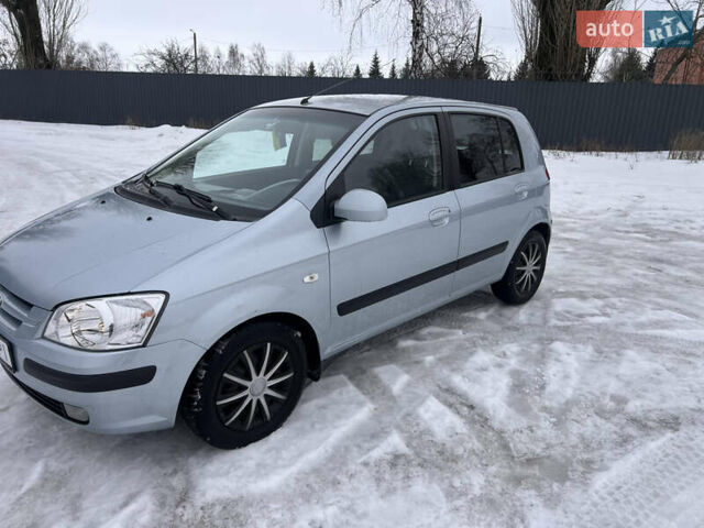 Синий Хендай Гетц, объемом двигателя 1.34 л и пробегом 270 тыс. км за 4500 $, фото 1 на Automoto.ua
