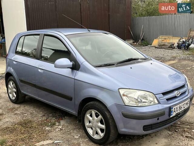 Синий Хендай Гетц, объемом двигателя 1.3 л и пробегом 172 тыс. км за 4500 $, фото 1 на Automoto.ua