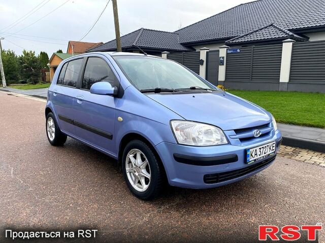 Синий Хендай Гетц, объемом двигателя 1.3 л и пробегом 200 тыс. км за 4999 $, фото 1 на Automoto.ua